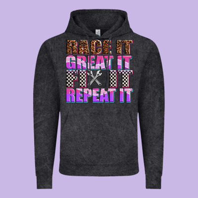 Race ıt Great ıt Fıx ıt Repeat ıt Vintage Hoodie Designed By Adodesignshop