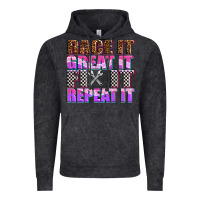 Vintage Black race ıt great ıt fıx ıt repeat ıt Vintage Hoodie - AdoDesignShop