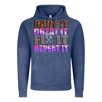 Vintage Denim race ıt great ıt fıx ıt repeat ıt Vintage Hoodie - AdoDesignShop