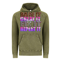 Vintage Olive race ıt great ıt fıx ıt repeat ıt Vintage Hoodie - AdoDesignShop
