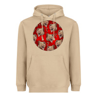 Mushroom christmas pig Heavyweight Hoodie - LillyAllenDesigns
