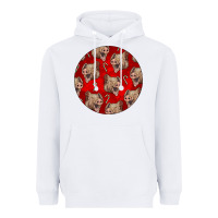 White christmas pig Heavyweight Hoodie - LillyAllenDesigns