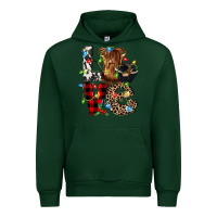 Forest Green love cow gnomies Urban Hoodie - CowGirlArtShop