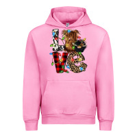 Fuchsia Pink love cow gnomies Urban Hoodie - CowGirlArtShop