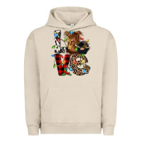 Pigment French Oak love cow gnomies Urban Hoodie - CowGirlArtShop