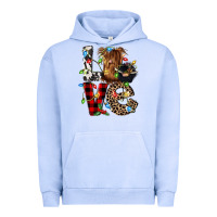 Pigment Grape Ice love cow gnomies Urban Hoodie - CowGirlArtShop
