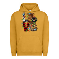 Pigment Peanut Butter love cow gnomies Urban Hoodie - CowGirlArtShop