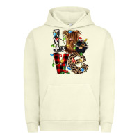 Pigment Pistachio love cow gnomies Urban Hoodie - CowGirlArtShop