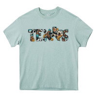 Arona texas sunflower cowhide leopard texas map Heavy Core Tee - Artiststas