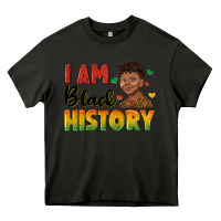 Asphalt i am black history with afro black boy Heavy Core Tee - texasbilliewilder