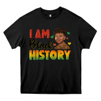 Black i am black history with afro black boy Heavy Core Tee - texasbilliewilder