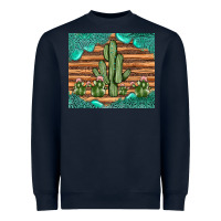 Navy cactus gemstone Heavyweight Sweatshirt - JahusDesignShop