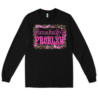 Black Western Somebody's Problem Long Sleeve Tee - LillyAllenDesigns