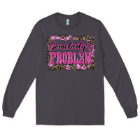 Smoke Western Somebody's Problem Long Sleeve Tee - LillyAllenDesigns