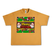 Peanut Butter merry Christmas with Santa Claus Urban Heavy Tee - AdoDesignShop
