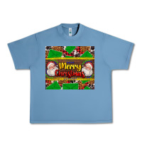 Merry Christmas With Santa Claus Urban Heavy Tee | Teevron