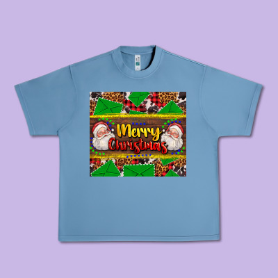 Merry Christmas With Santa Claus Urban Heavy Tee Designed By Adodesignshop