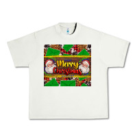 Pistachio merry Christmas with Santa Claus Urban Heavy Tee - AdoDesignShop