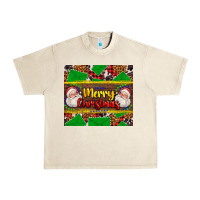 Sandshell merry Christmas with Santa Claus Urban Heavy Tee - AdoDesignShop