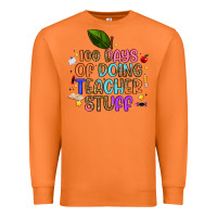 Carrot 100 days of doing teacher stuff Premium Sweatshirt - Artiststas