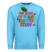 Ocean Blue 100 days of doing teacher stuff Premium Sweatshirt - Artiststas