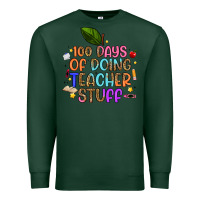 Sports Green 100 days of doing teacher stuff Premium Sweatshirt - Artiststas