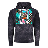 Cloud Black race heart Vintage Hoodie - AdoDesignShop
