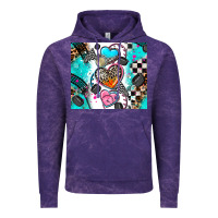 Cloud Purple race heart Vintage Hoodie - AdoDesignShop
