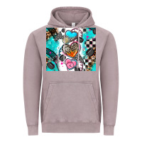 Vintage Zinc race heart Vintage Hoodie - AdoDesignShop