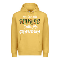 Antique Gold My Favorite Nurse Calls Me Grandma Premium Hoodie - Bettercallsaul