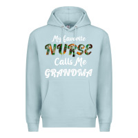 Blue Mist My Favorite Nurse Calls Me Grandma Premium Hoodie - Bettercallsaul