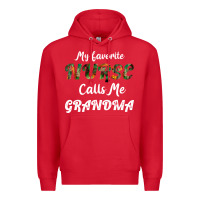 Red My Favorite Nurse Calls Me Grandma Premium Hoodie - Bettercallsaul