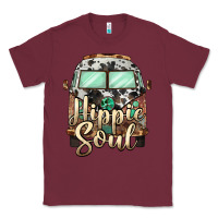 Burgundy hippie soul caravan Classic Tee - BarkalooDesign