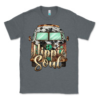 Charcoal Heather hippie soul caravan Classic Tee - BarkalooDesign