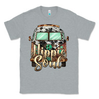 Heather Grey hippie soul caravan Classic Tee - BarkalooDesign