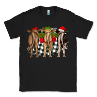 Black christmas heifers back view Classic Tee - RanaPortraitStore