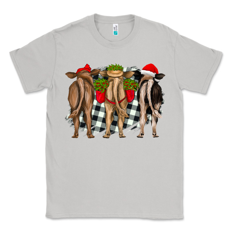 Christmas Heifers Back View Classic Tee by RanaPortraitStore | Teevron
