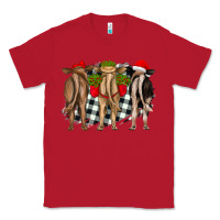 Red christmas heifers back view Classic Tee - RanaPortraitStore