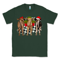 Sports Green christmas heifers back view Classic Tee - RanaPortraitStore