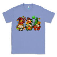 Colony Blue fall gnomes with pumpkin pie Classic Tee - AdoDesignShop