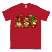Red fall gnomes with pumpkin pie Classic Tee - AdoDesignShop