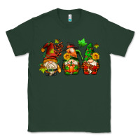 Sports Green fall gnomes with pumpkin pie Classic Tee - AdoDesignShop