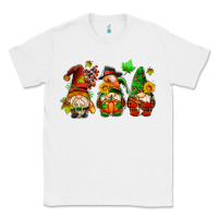 White fall gnomes with pumpkin pie Classic Tee - AdoDesignShop