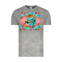 Cloud Rock floral turtle Vintage Tee - Jasminsmagicworld