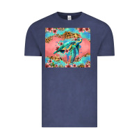 Vintage Denim floral turtle Vintage Tee - Jasminsmagicworld