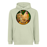 Matcha cochin rooster christmas Heavyweight Hoodie - LillyAllenDesigns