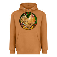 Meerkat cochin rooster christmas Heavyweight Hoodie - LillyAllenDesigns