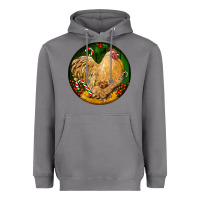 Storm cochin rooster christmas Heavyweight Hoodie - LillyAllenDesigns