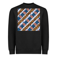 Black american mama leopard seamless pattern Heavyweight Sweatshirt - BundleAndBundleShop