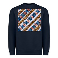 Navy american mama leopard seamless pattern Heavyweight Sweatshirt - BundleAndBundleShop